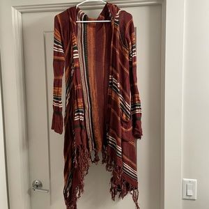 Long Fringe Cardigan